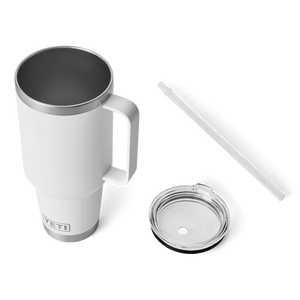 Rambler Straw Mug 1,2L - White