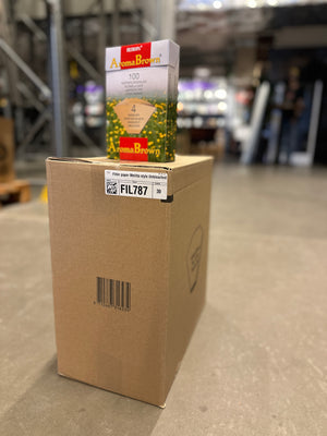 Filterpapper Melitta-stil Oblekt 1x4 100 st