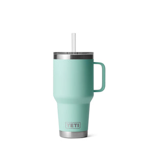 Rambler Straw Mug 1L - Seafoam