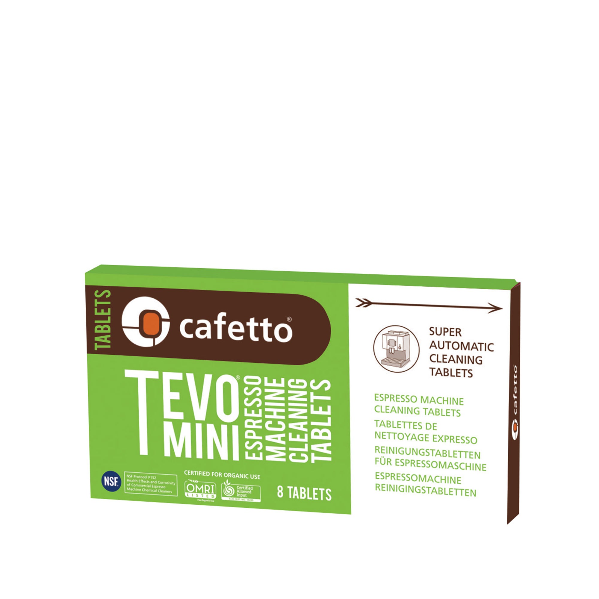 TEVO Mini Rengöringsmedel i blisterförpackning 8 st – Cafetto