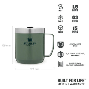 Campmugg Hammertone Grön 350ml