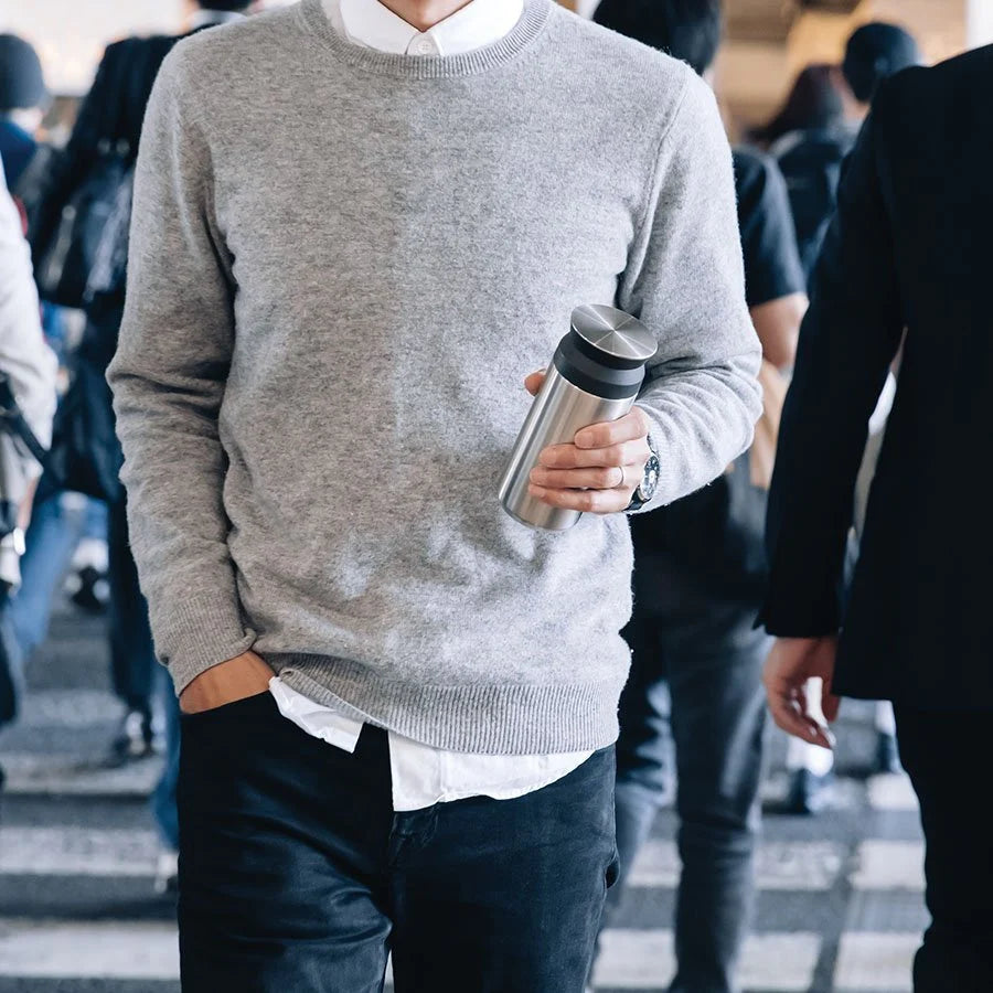 Reseglas i rostfritt stål 350ml - Kinto