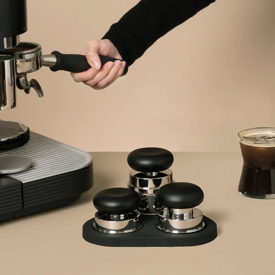 Pucks Espressotillbehörsset - Metallversion