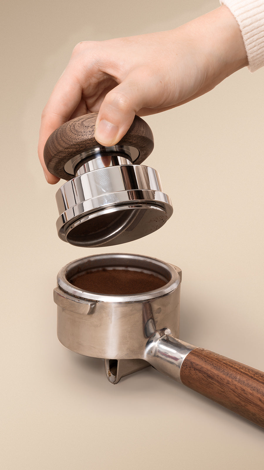 Pucks Espressotillbehörsset - Metallversion