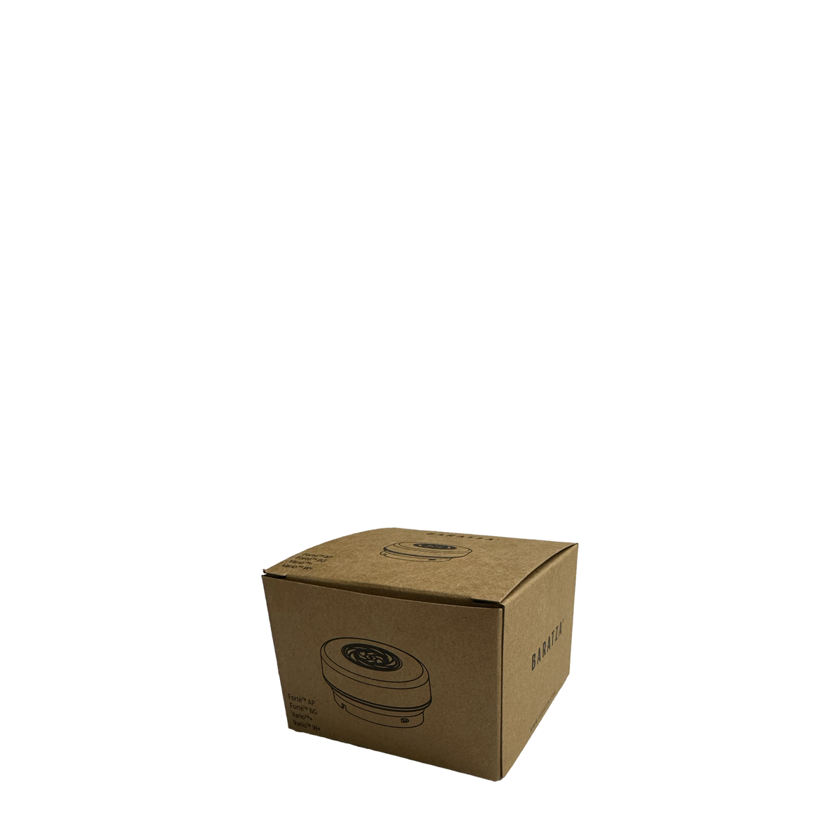 Vit kort endosbehållare - Flat Burr