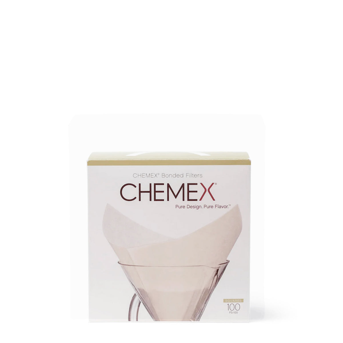 Kvadratiska Pappersfilter 100st – Chemex