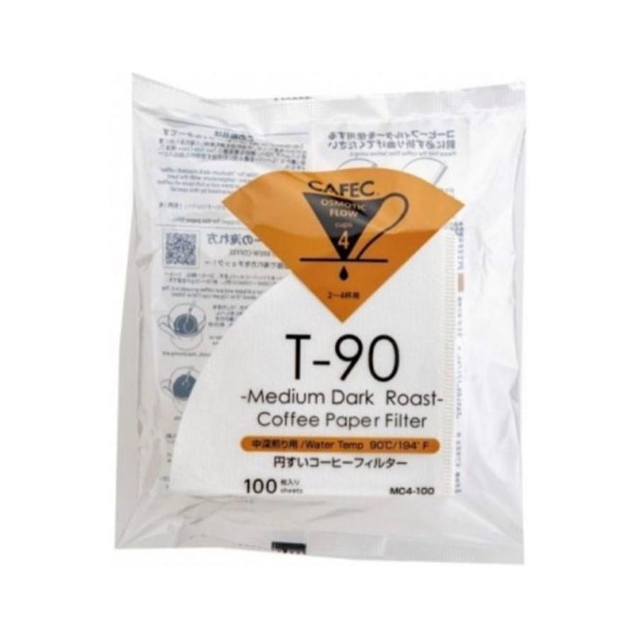 T-90 mellanrostat kaffe pappersfilter 2-4 kopp