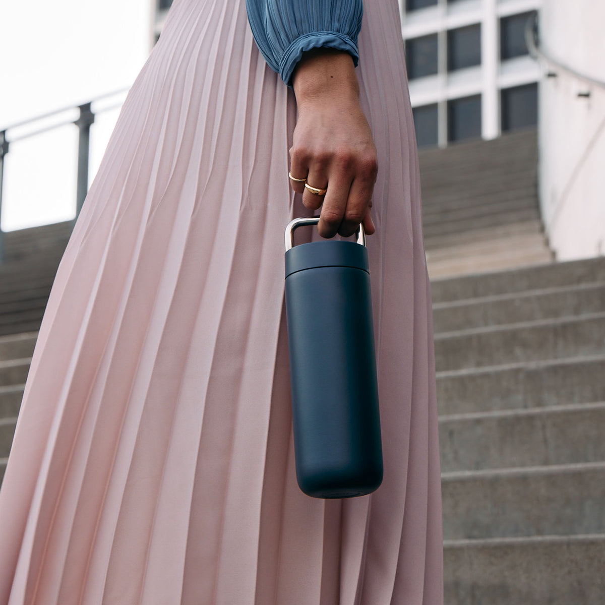 Carter Carry Tumbler Stenblå 600ml