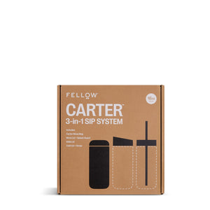 Carter - 3 in 1 sip System - Matt Black 16oz - Fellow