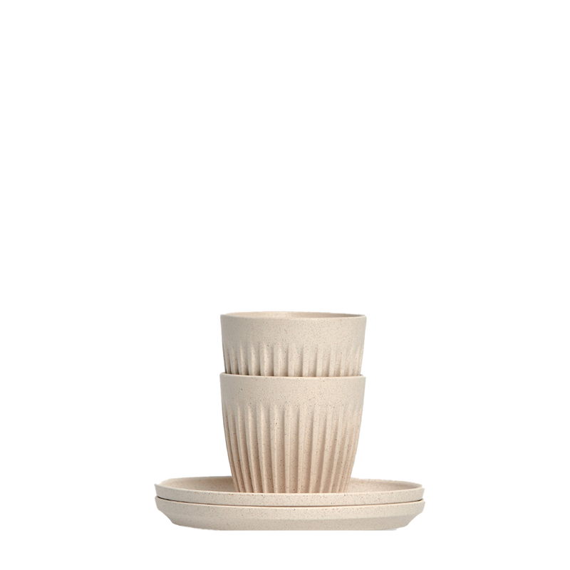Mug 3oz Natural Espresso Set of 2 - Huskee