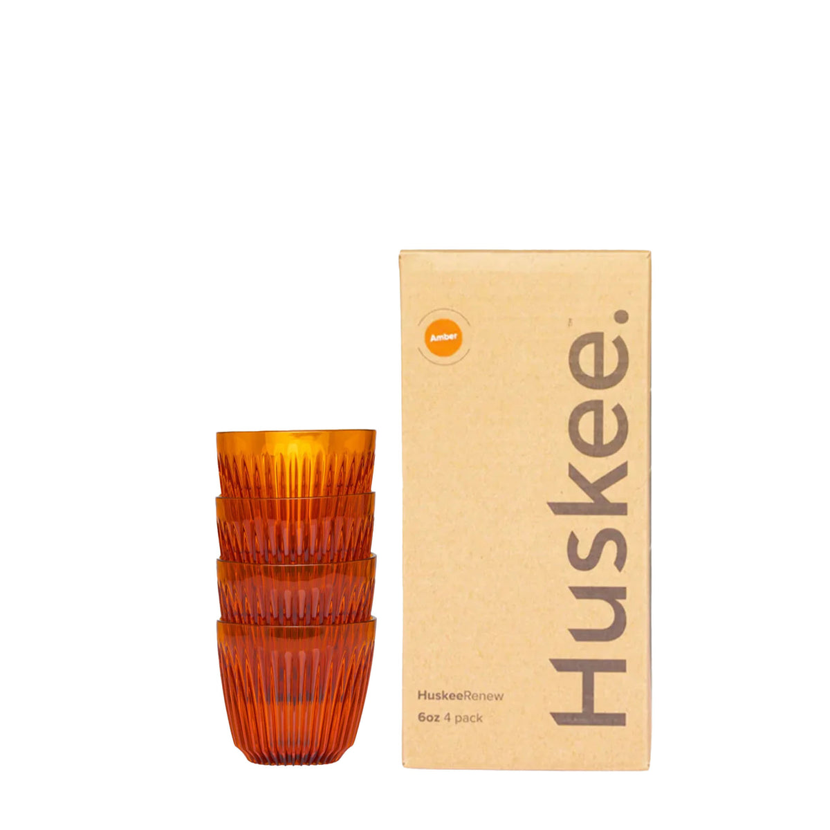 Renew 6oz 4 pack Amber - Huskee