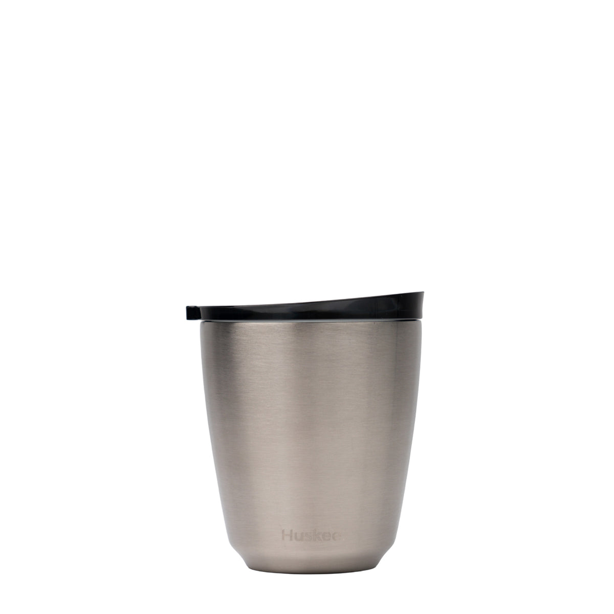 Steel Cup & Lid 8oz Brushed Steel