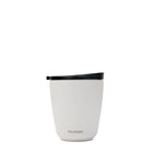 Stålmugg och lock 225 g vit