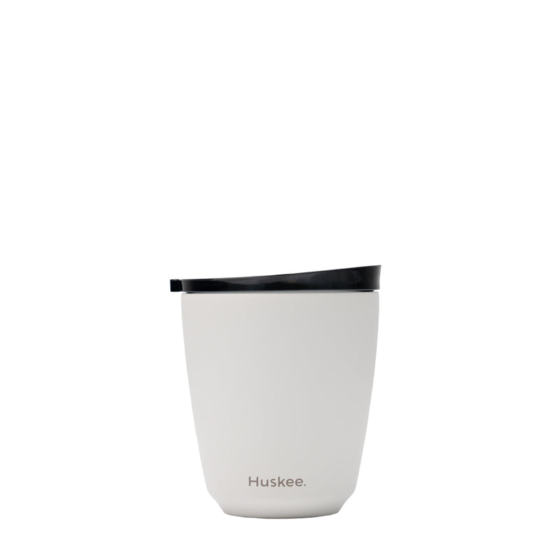 Stålmugg och lock 225 g vit