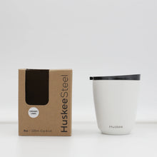 Stålmugg och lock 225 g vit