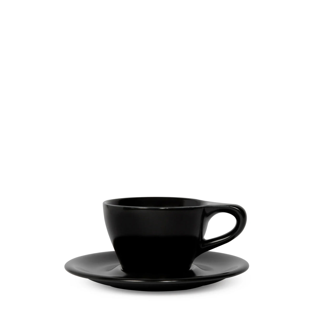Porslin Svart Lino Dubbel Cappuccino 18 cl