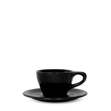 Porslin Svart Lino Dubbel Cappuccino 18 cl