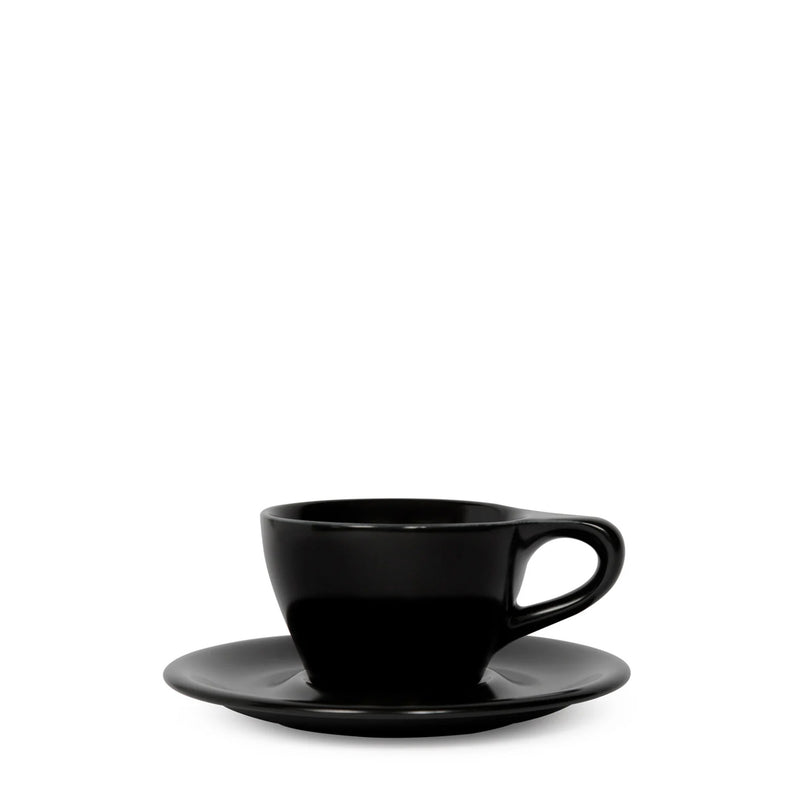Porslin Svart Lino Dubbel Cappuccino 18 cl