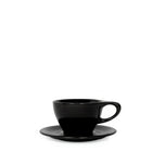 Porslin Svart Lino Liten Latte 8oz/24cl 