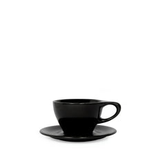 Porslin Svart Lino Liten Latte 8oz/24cl 