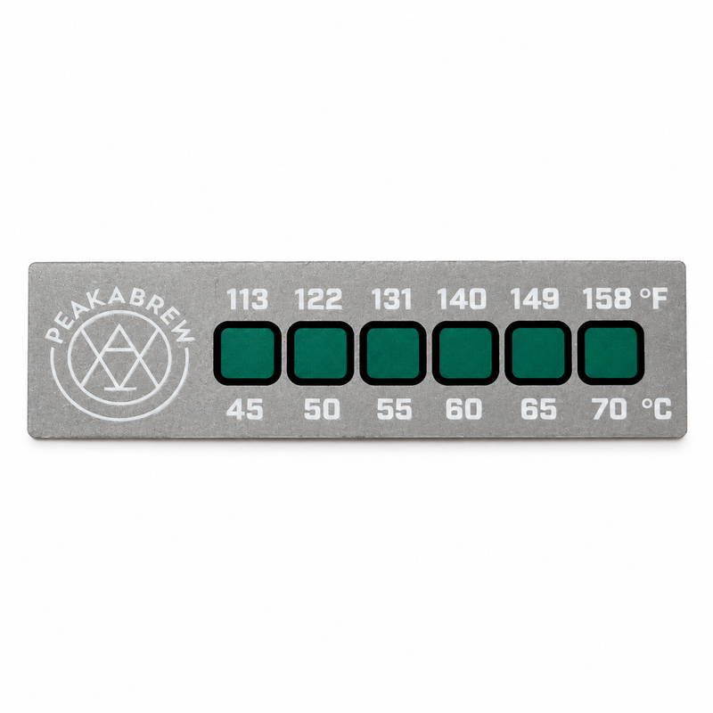 Thermometer Sticker Silver - Peakabrew