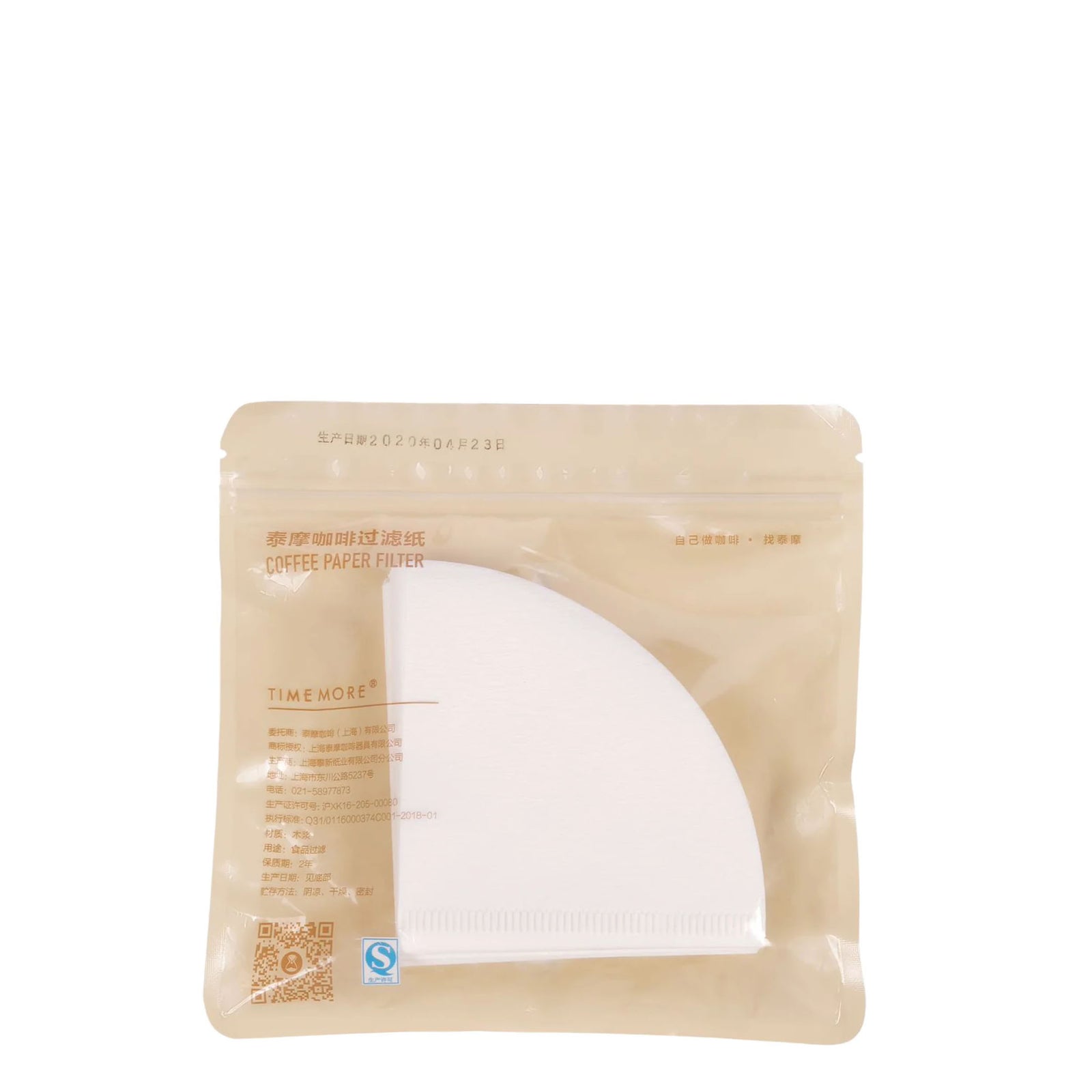 Filterpapper V60 Storlek 0 100st - Timemore 