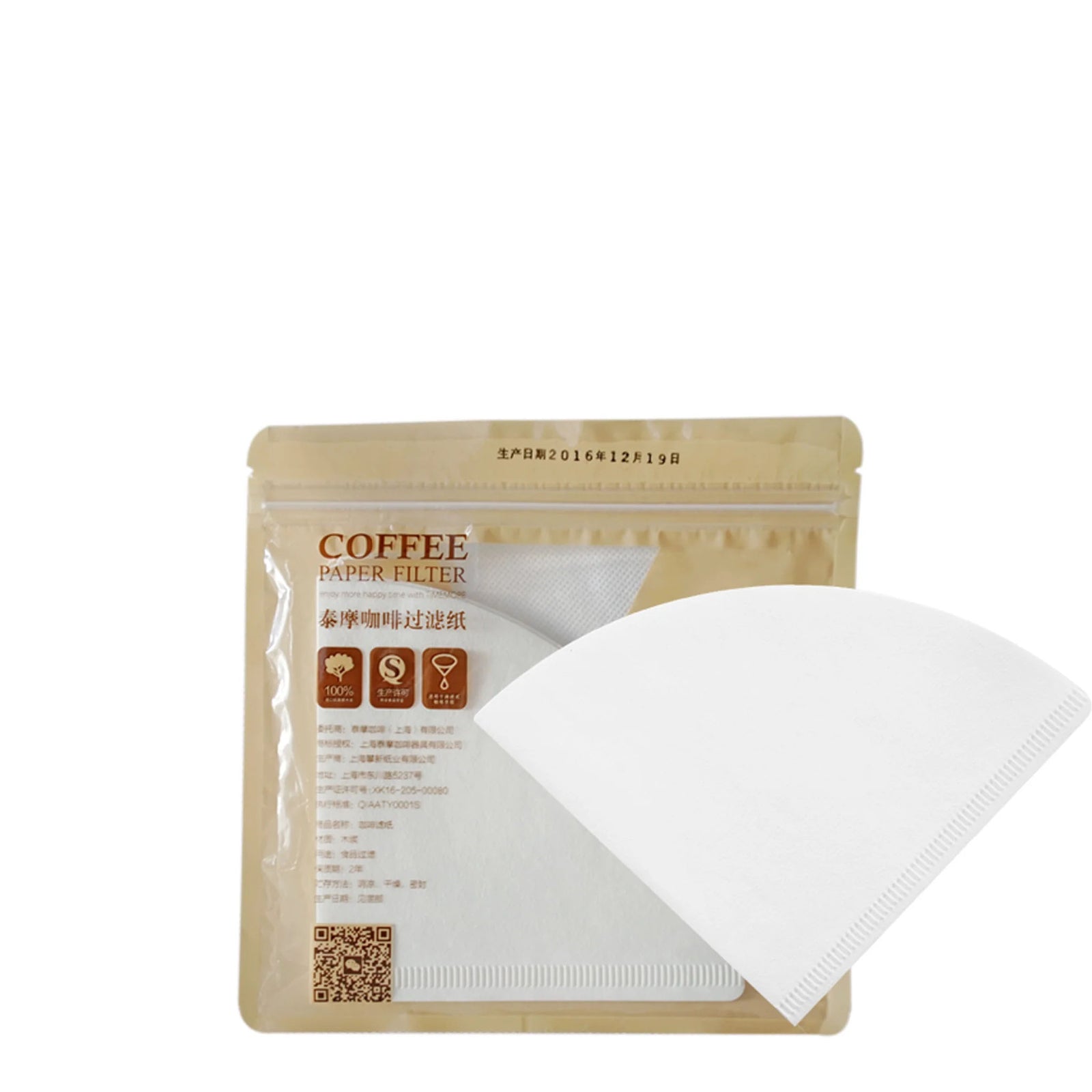 Filterpapper V60 Storlek 2 100st - Timemore