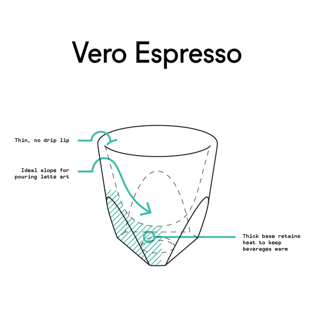 Glass Vero Amethyst Espresso Glass 90ml