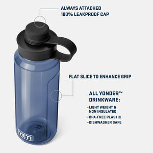 YONDER TETHER 1L WATER BOTTLE - NAVY