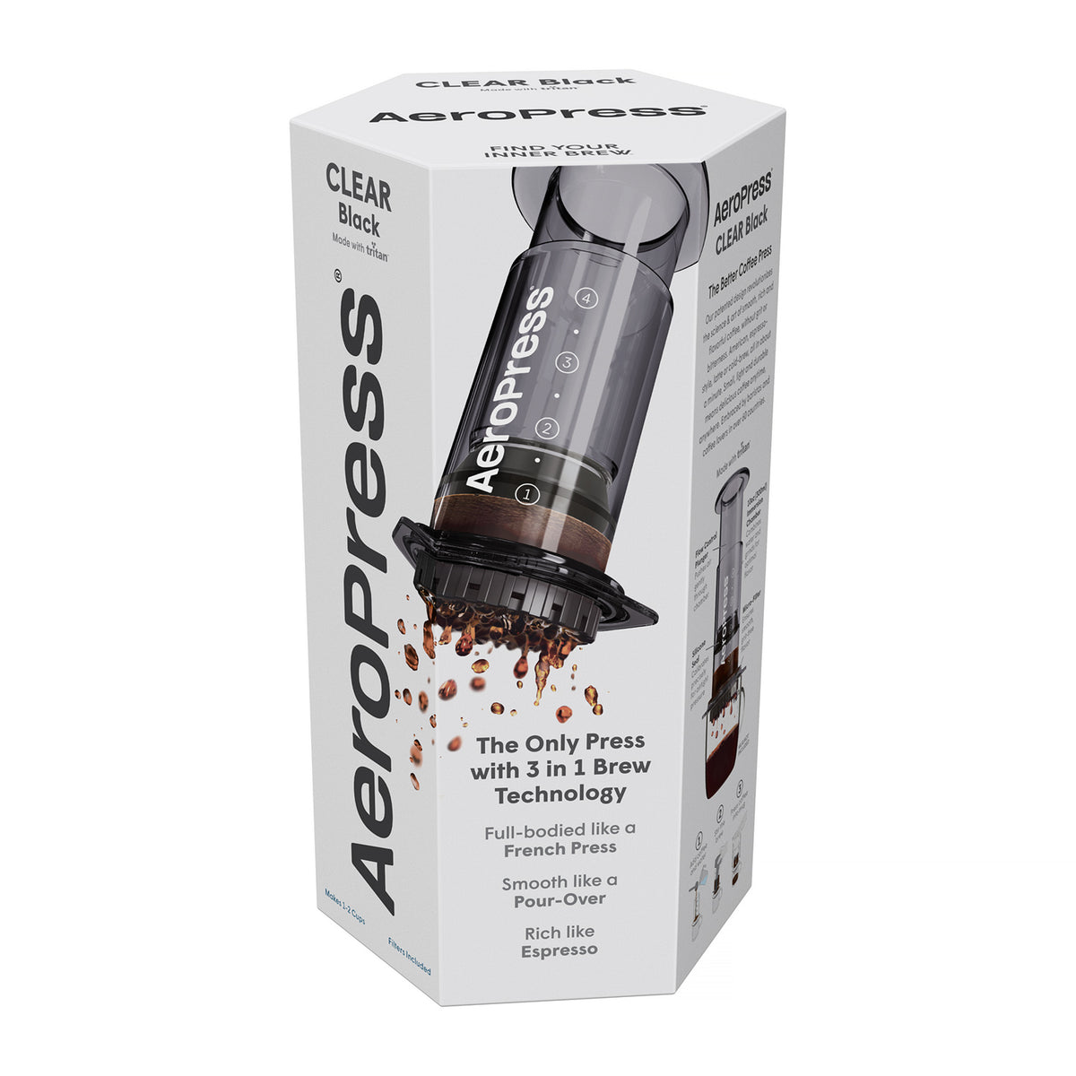 Clear Black- AeroPress