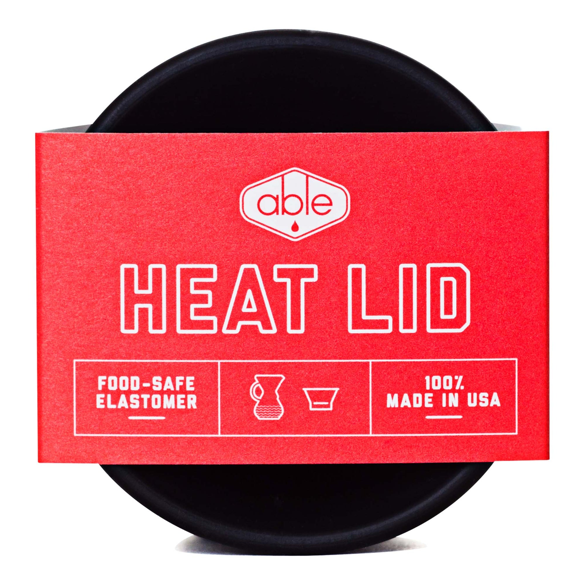 Heat Lid - Black - Able - Espresso Gear