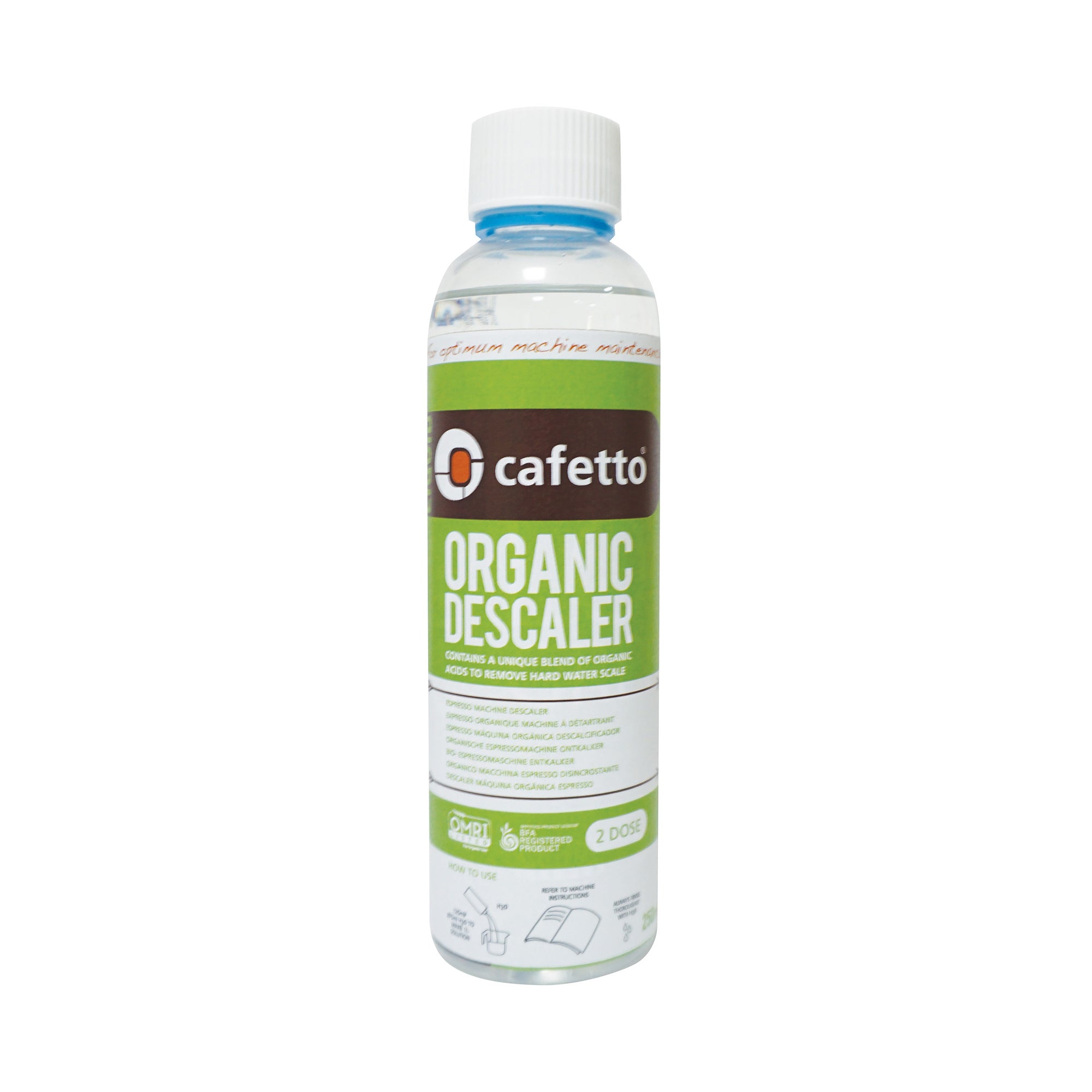 Organic Liquid Descaler 250ml - Cafetto - Espresso Gear