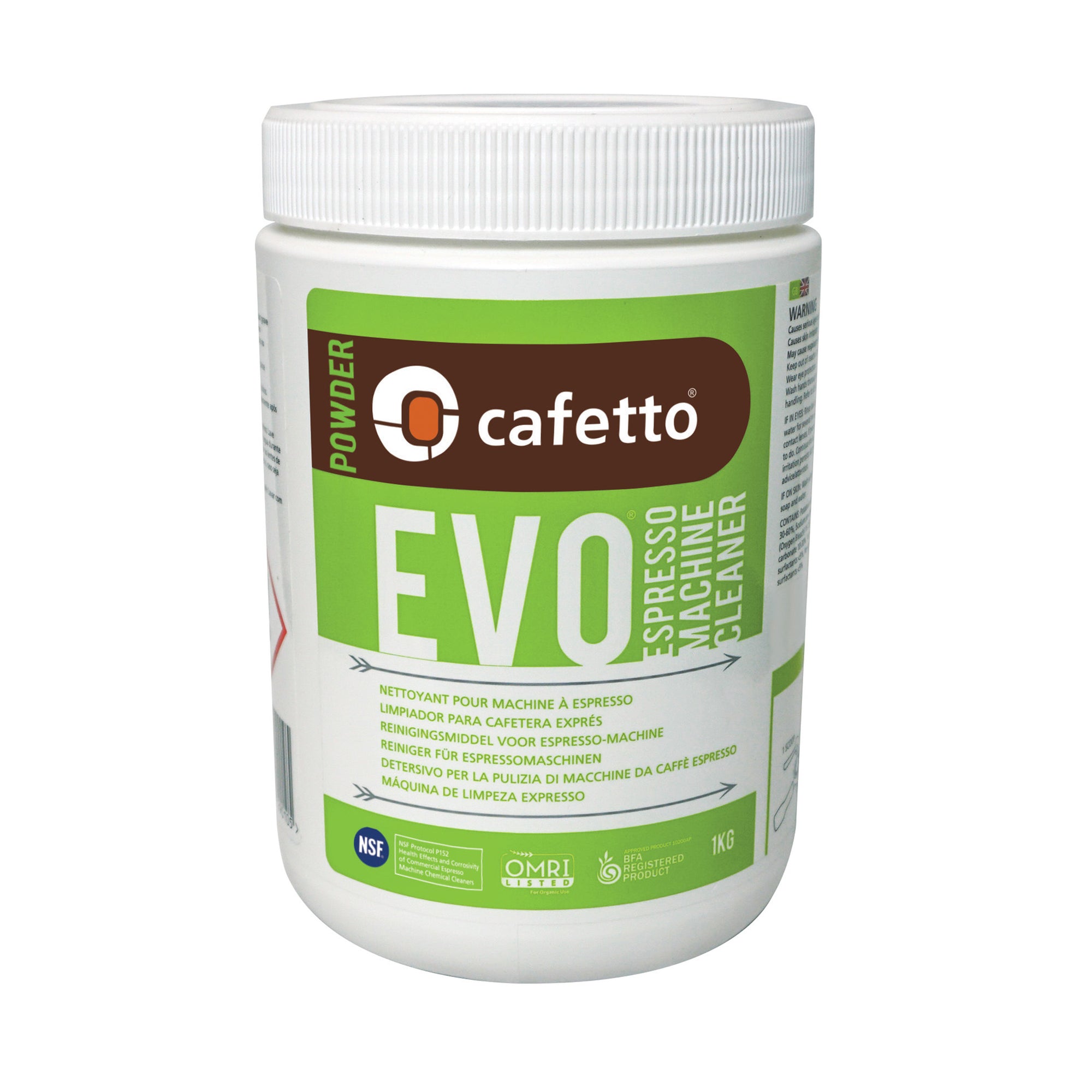 Organic EVO Espresso Machine Cleaner 1kg - Cafetto - Espresso Gear