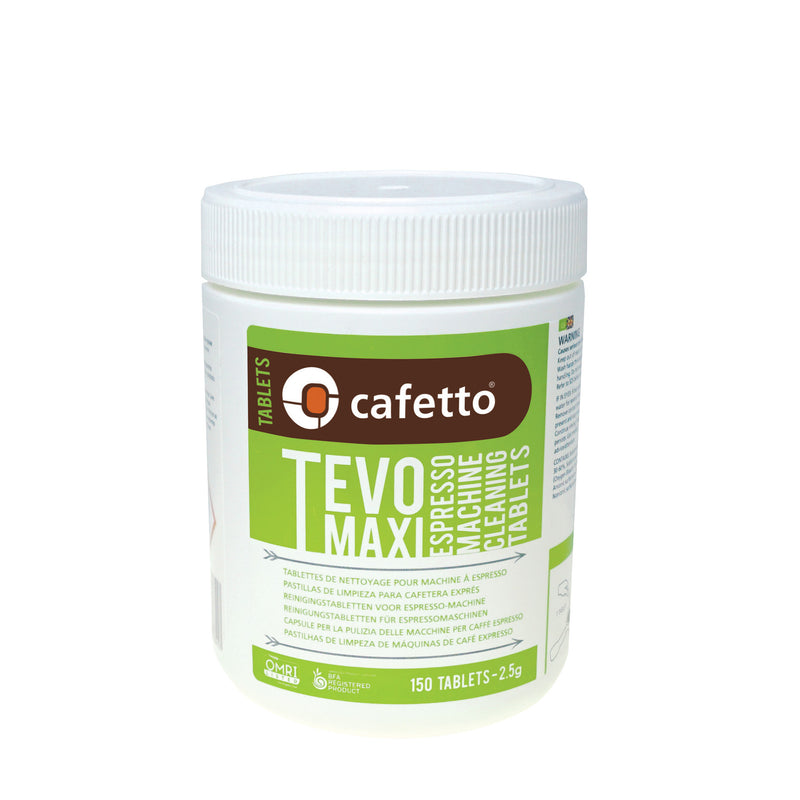 Organiska rengöringsstabletter TEVO Maxi 150st – Cafetto