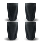 Mug 12oz Charcoal 4pcs - Huskee