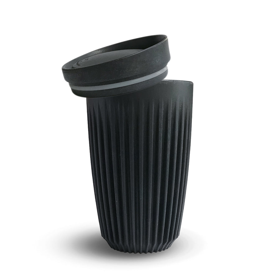 Huskeekopp - Kolfärgad 12oz/ 350ml 1-pack med lock