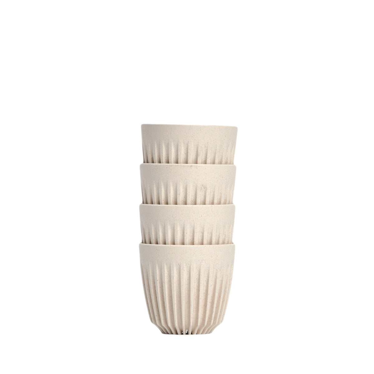 Mugg 3oz Espresso Set Natural 4st - Huskee