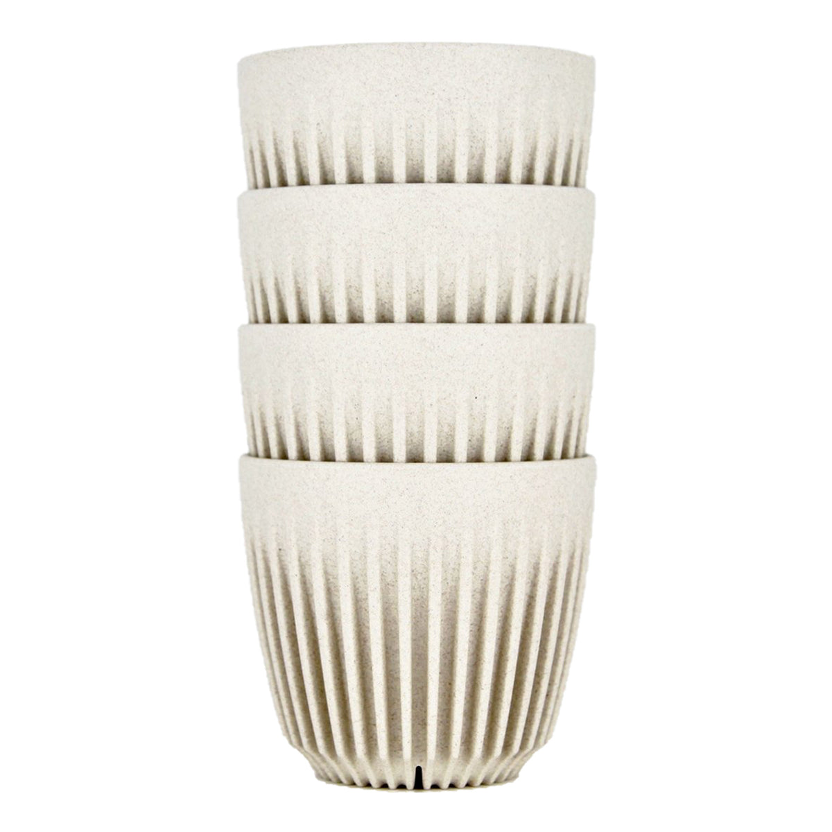 Mug 6oz Natural 4pcs - Huskee - Espresso Gear