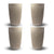 Mug 12oz Natural 4pcs - Huskee - Espresso Gear
