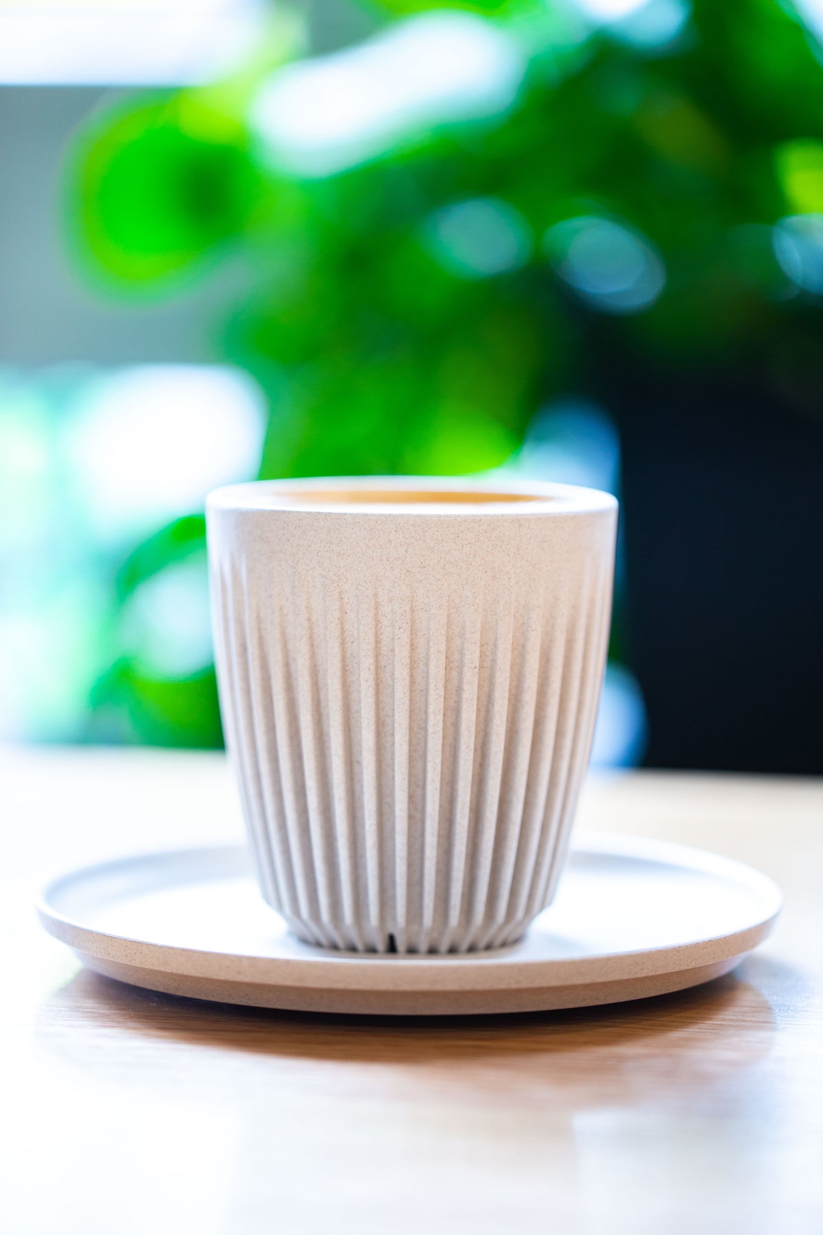 Mug Saucers Natural 4pcs - Huskee - Espresso Gear