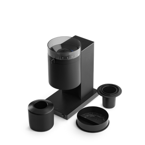 Black electric home coffee grinder Opus by brand Fellow