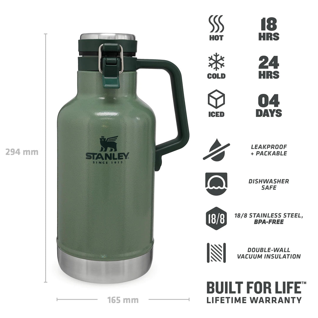 Termos Growler Hammertone Grön 1,9L