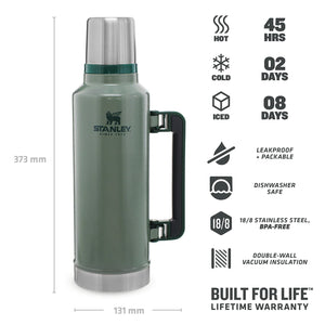 Thermos Hammertone Green 1.9L - Stanley